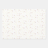 Koekjes voor ontbijtkoeken en gesorteerde restante inpakpapier vel (Voorkant 2)