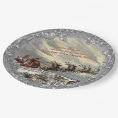 Koekjes voor Santa 🎅 (aanpasbaar) Papieren Bordje (Gekanteld)