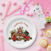 Koekjes voor Santa Gingerbrood House Papieren Bordje (Feest)
