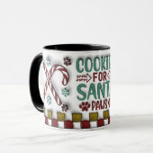 Koekjes voor Santa Paws Mok (Voorkant links)