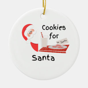 Koekjes voor Sinterklaas met Sinterklaas en een bo Keramisch Ornament