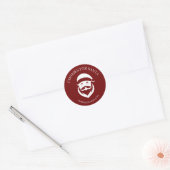 Koekjes voor Sinterklaas Ronde Sticker (Envelop)