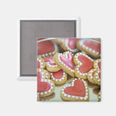 koekjes voor zoete valentijn in een blikkoekje magneet (Voorkant / Achterkant)