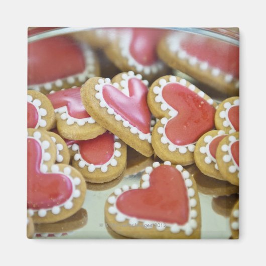 koekjes voor zoete valentijn in een blikkoekje magneet (Voorkant)