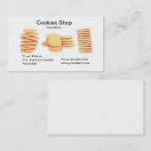 Koekjes WinkelVisitekaartje Visitekaartje (Voorkant / Achterkant)