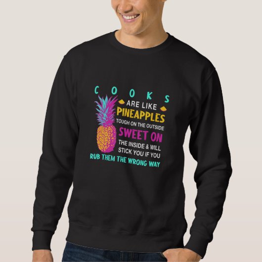Koekjes zijn als ananas kaasschil trui (Voorkant)