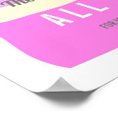 koekjesaarsschool PTO PTA-liefdadigheidsinstelling Poster (Hoek)