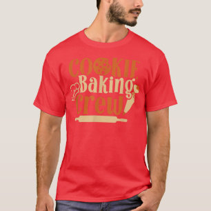 Koekjesbakkerij met gebak met gebak met dekmantel t-shirt
