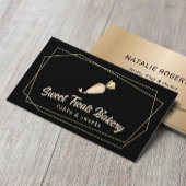 Koekjesbakkerij Schaak Geometrische goudkap Visitekaartje