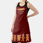 Koekjesbakkerkbommen Gingerbrood Monogram Baken Schort (Insitu)