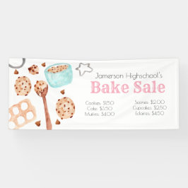 Koekjesbakkersbanner voor koekjesbakken spandoek