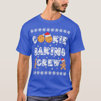 Koekjesbakkersbrood Mannen met kerstPetten T-shirt