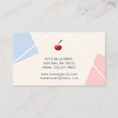 Koekjesbakkersbrood met gebakken brood visitekaartje (Achterkant)