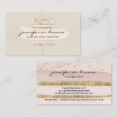 Koekjesbakkersdienst voor de bakkerskoeken van crè visitekaartje (Voorkant / Achterkant)