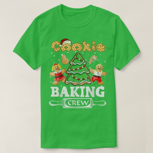 Koekjesbakkerst- kerstkerstkerstkerstkerstkerstfam t-shirt (Design voorkant)