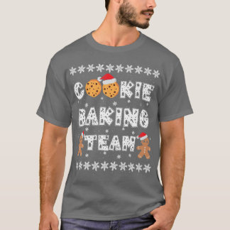 Koekjesbakkersteam Gingerbrood Mannen met Petten m T-shirt