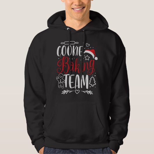Koekjesbakteam - Kerstkerstman Gingerbre Hoodie (Voorkant)