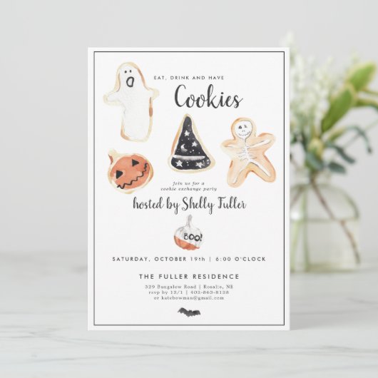 Koekjesbeurs | Halloween Baking Party (Staand voorkant)