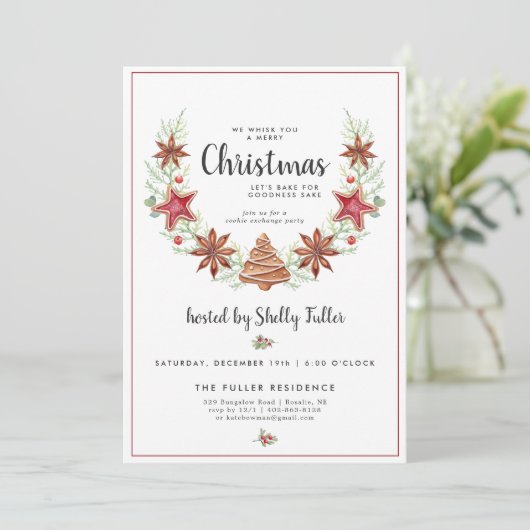 Koekjesbeurs | kerstfeest (Staand voorkant)