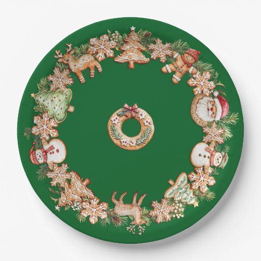 Koekjesbeurs Papieren Bordje (Voorkant)