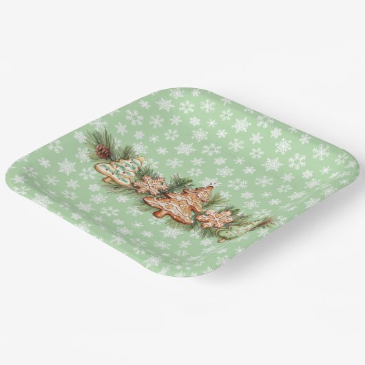 Koekjesbeurs Papieren Bordje (Gebogen)