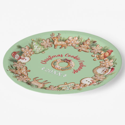 Koekjesbeurs Papieren Bordje (Gekanteld)