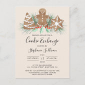 Koekjesbeurs Uitnodiging Briefkaart (Voorkant)
