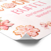 Koekjesbuffet Kleine Koekjesverjaardag Poster (Hoek)