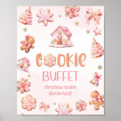 Koekjesbuffet Kleine Koekjesverjaardag Poster (Voorkant)