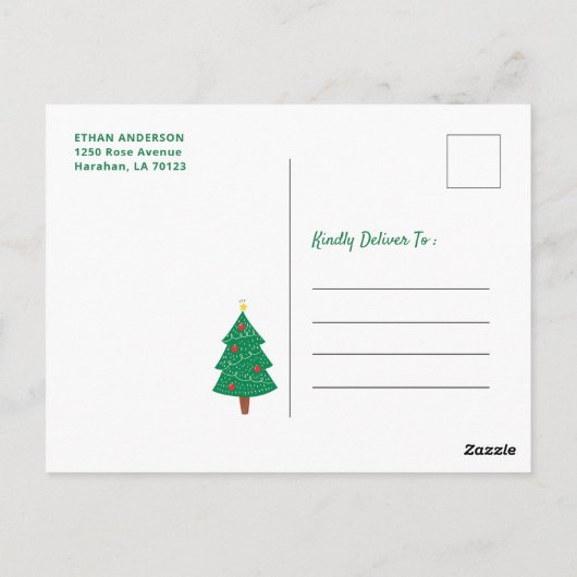 Koekjesdecorting Birthday Fotouitnodiging Briefkaart (Achterkant)