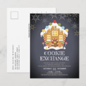 KoekjesExchange Party-feestdag Uitnodiging Briefkaart (Voorkant / Achterkant)