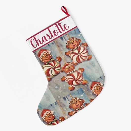 Koekjesfamilie Grote Kerstsok (Achterkant (Hangend))