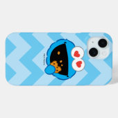 Koekjesglimlachend gezicht met hartvormige ogen Case-Mate iPhone case (Achterkant (horizontaal))