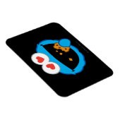 Koekjesglimlachend gezicht met hartvormige ogen magneet (Rechterzijde)