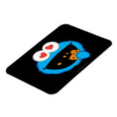 Koekjesglimlachend gezicht met hartvormige ogen magneet (Linkerzijde)