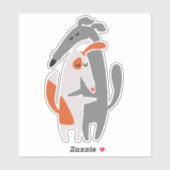 Koekjeshond van Podenco en Galgo Sticker (Vel)