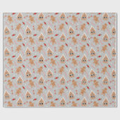 Koekjeshuizen, koekjes, snoepgoed en Snoep Cadeaupapier (Vlak)