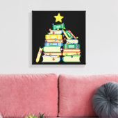 Koekjeskerstboom II Canvas Afdruk (Insitu (Woonkamer))