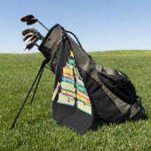 Koekjeskerstboom II Golfhanddoek (Groen)