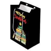 Koekjeskerstboom II Medium Cadeauzakje (Voorkant Gekanteld)