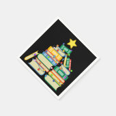 Koekjeskerstboom II Servet (Hoek)