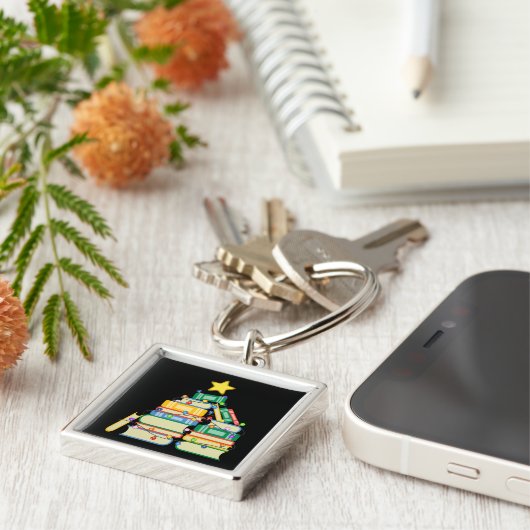 Koekjeskerstboom II Sleutelhanger (Zijkant)