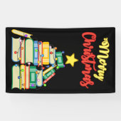 Koekjeskerstboom II Spandoek (Horizontaal)