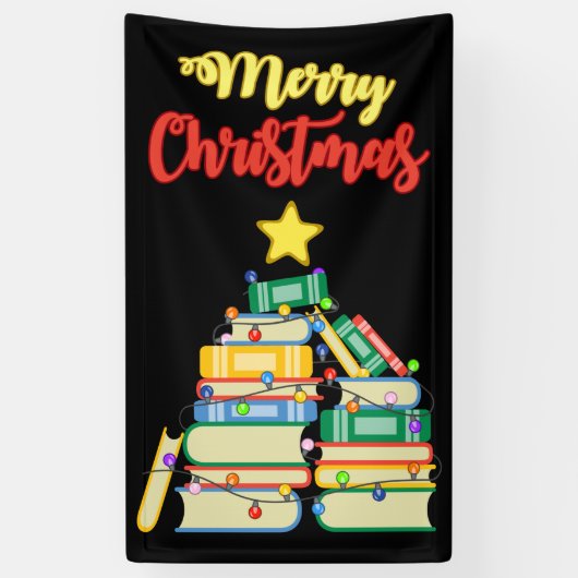 Koekjeskerstboom II Spandoek (Verticaal)