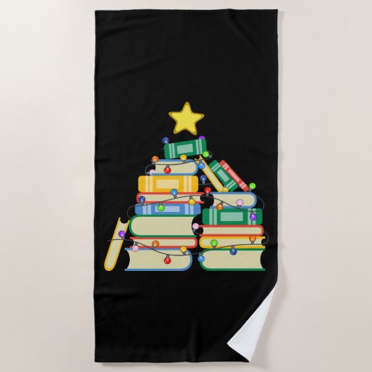 Koekjeskerstboom II Strandlaken (Voorkant)