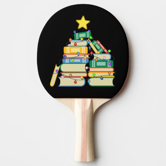 Koekjeskerstboom II Tafeltennisbatje (Voorkant)