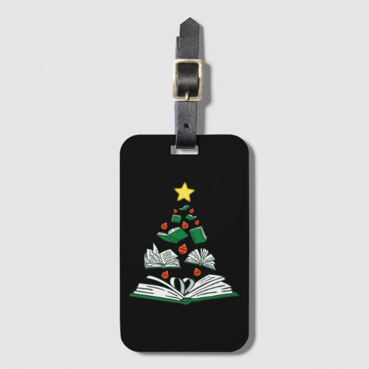 Koekjeskerstboom III Bagagelabel (Voorkant (verticaal))