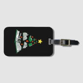 Koekjeskerstboom III Bagagelabel (Voorkant (horizontaal))