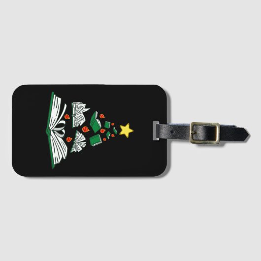 Koekjeskerstboom III Bagagelabel (Voorkant (horizontaal))