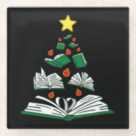 Koekjeskerstboom III Glazen Onderzetter